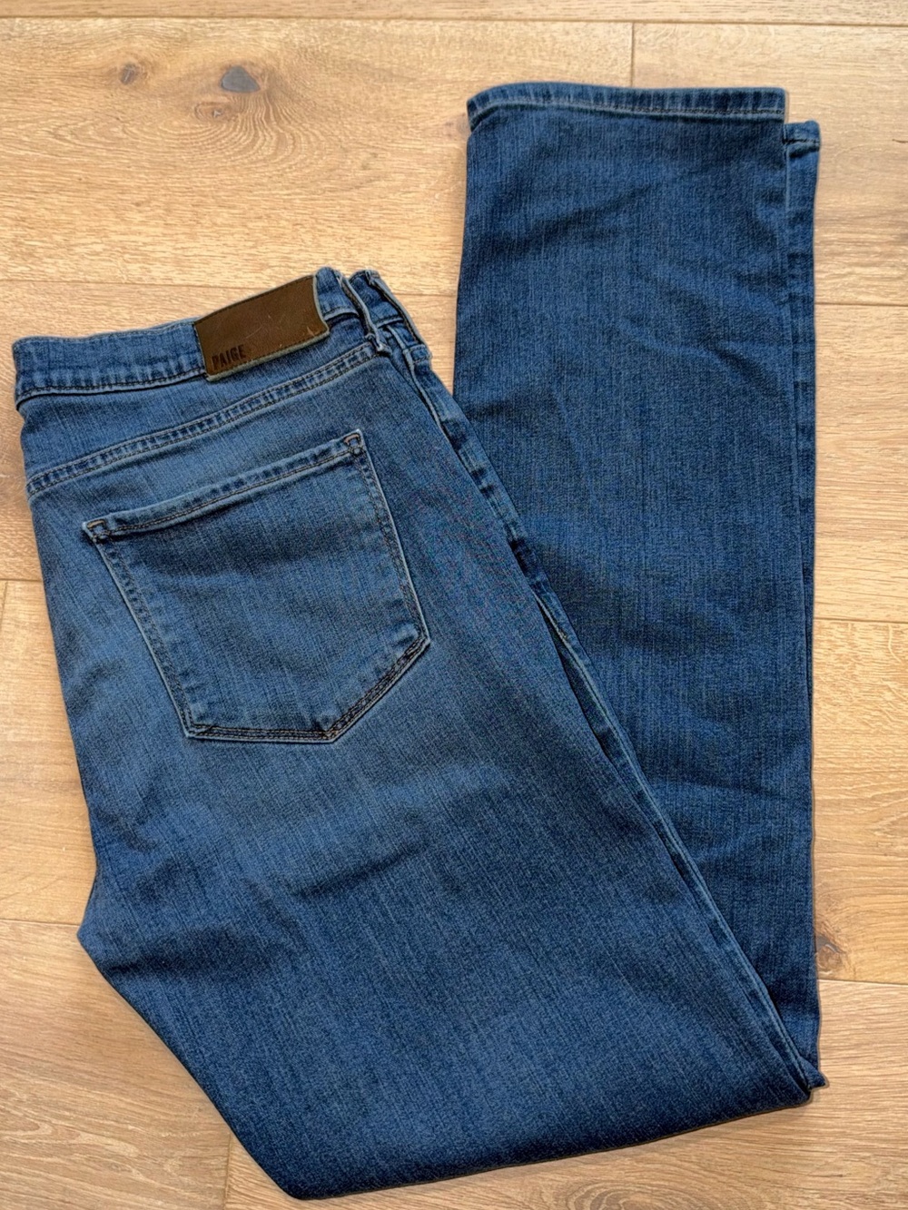 PAIGE Men's Indigo Straight-Leg Jeans